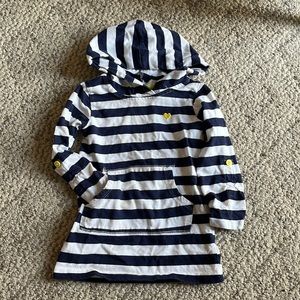 Blue and White Cotton Tunic